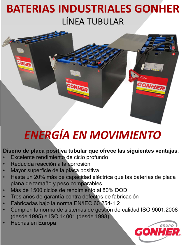 BATERIAS GONHER